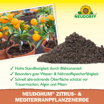 NeudoHum Zitrus- & MediterranpflanzenErde