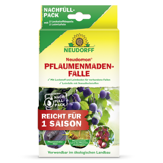 Neudomon PflaumenmadenFalle Nachfüllpack