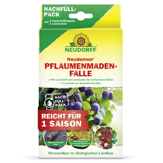 Neudomon PflaumenmadenFalle Nachfüllpack