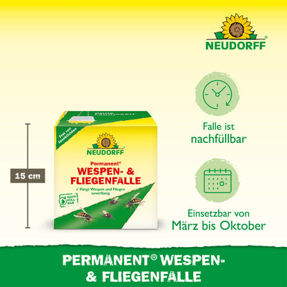 Permanent Wespen- und Fliegenfalle