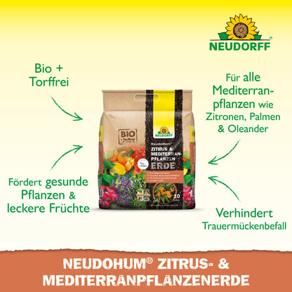 NeudoHum Zitrus- & MediterranpflanzenErde