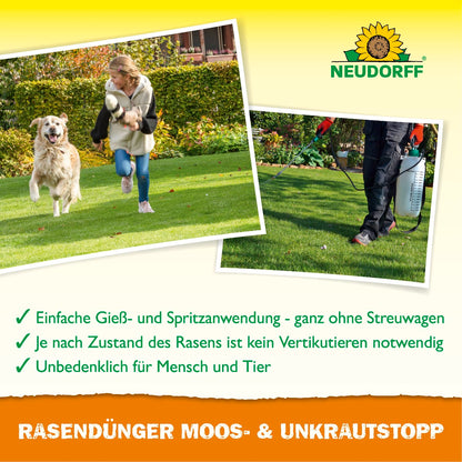 RasenDünger Moos- & UnkrautStopp flüssig