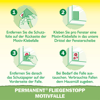 Permanent FliegenStopp Motivfalle