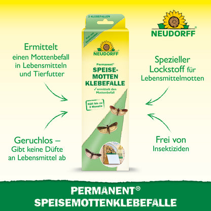 Permanent SpeisemottenKlebefalle