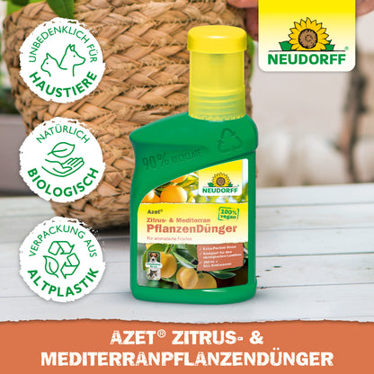 Azet Zitrus- & MediterranpflanzenDünger flüssig