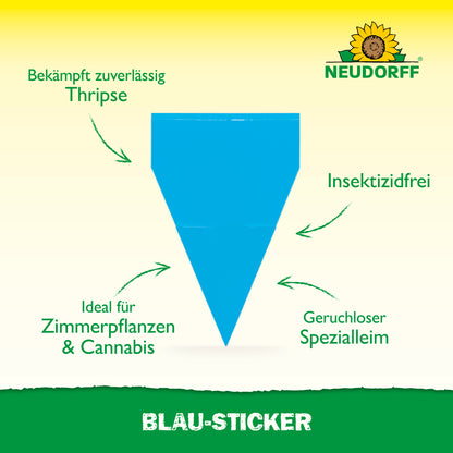 Blau-Sticker