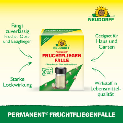 Permanent FruchtfliegenFalle