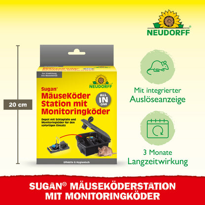 Sugan MäuseKöderStation mit Monitoringköder