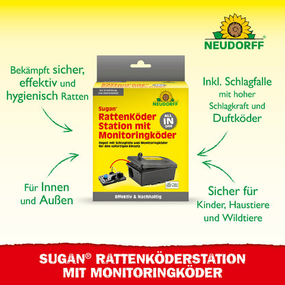 Sugan RattenKöderStation mit Monitoringköder