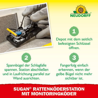 Sugan RattenKöderStation mit Monitoringköder