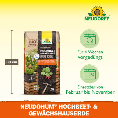 NeudoHum Hochbeet-und GewächshausErde