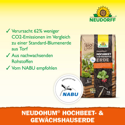 NeudoHum Hochbeet-und GewächshausErde