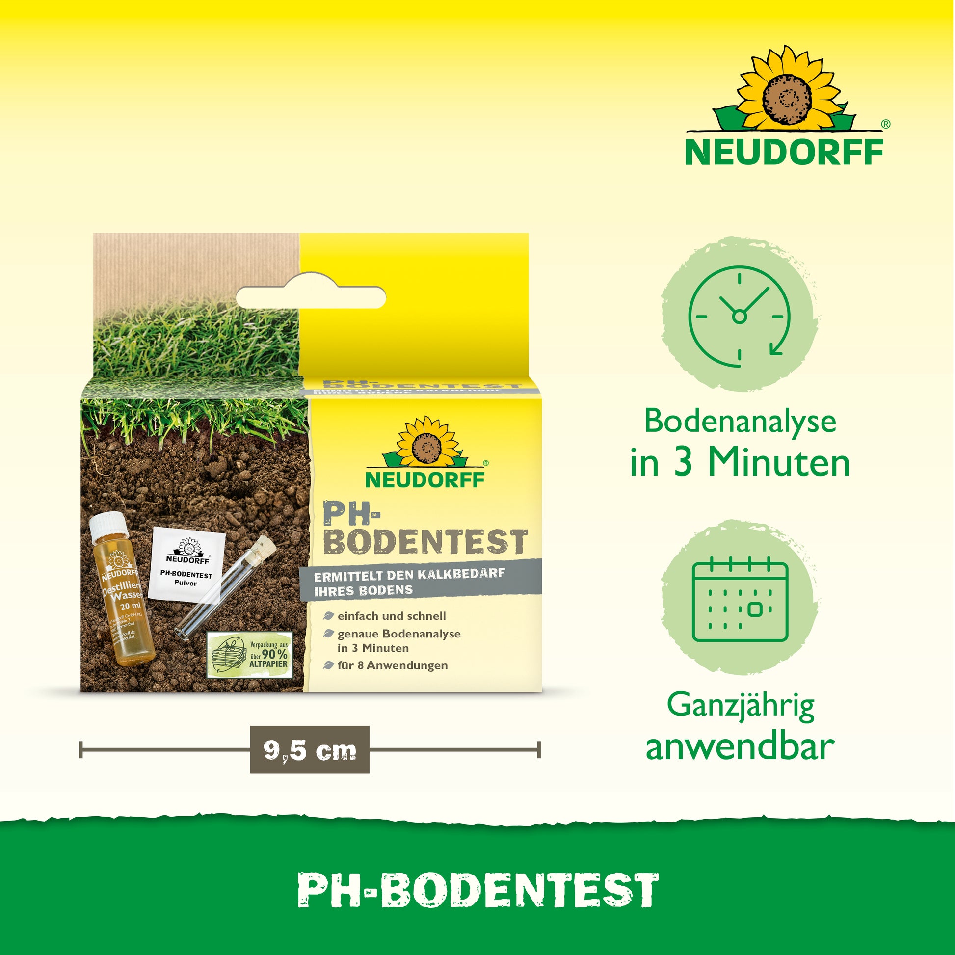 Bodenanalyse in deinem Garten in nur 3 Minuten mit dem PH-Bodentest von Neudorff