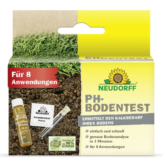 Mit dem PH-Bodentest von Neudorff den Kalkbedarf im Boden schnell und einfach bestimmen