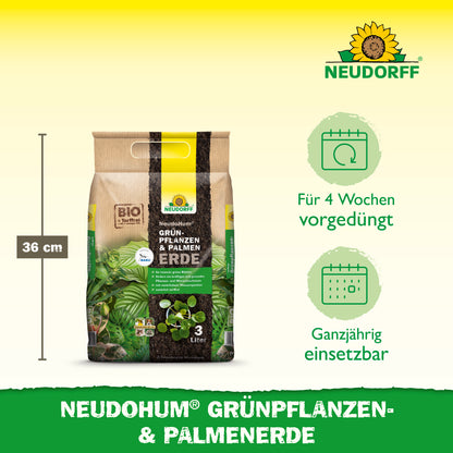 NeudoHum Grünpflanzen- & PalmenErde