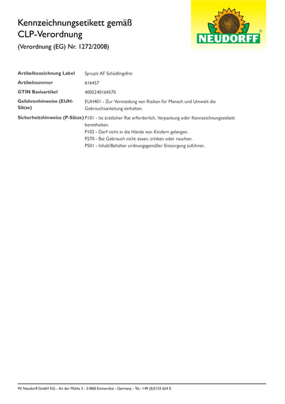 Spruzit AF Schädlingsfrei