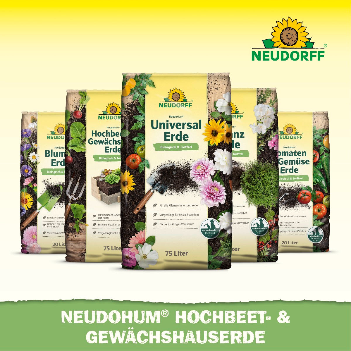 Spezialerde für Hochbeet und Gewächshaus für aromatisches Gemüse und Kräuter